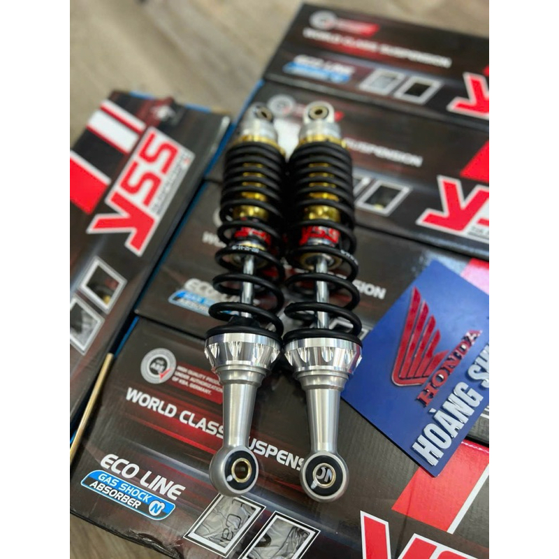 Phuộc yss lò xo khít đã vào chén chống cạ cate gắn wave Dream RS A110 fuled funeo wave 125