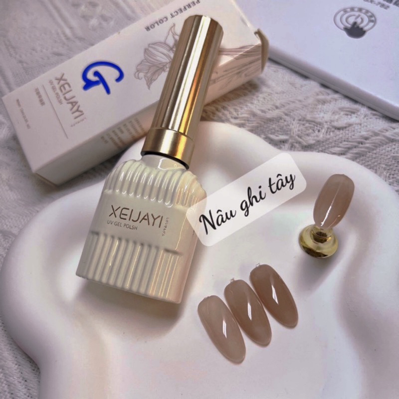 Sơn nâu ghi tây- phụ kiện trang trí nail