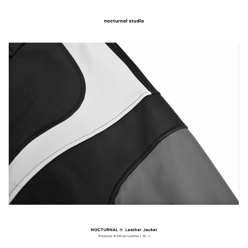Áo khoác da NOCTURNAL LEATHER JACKET Varsity Unisex Local Brand
