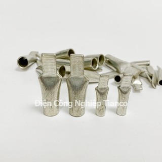 Cos mỏ vịt, đầu cốt dẹp trần đấu dây điện gắn CB / MCB aptomat