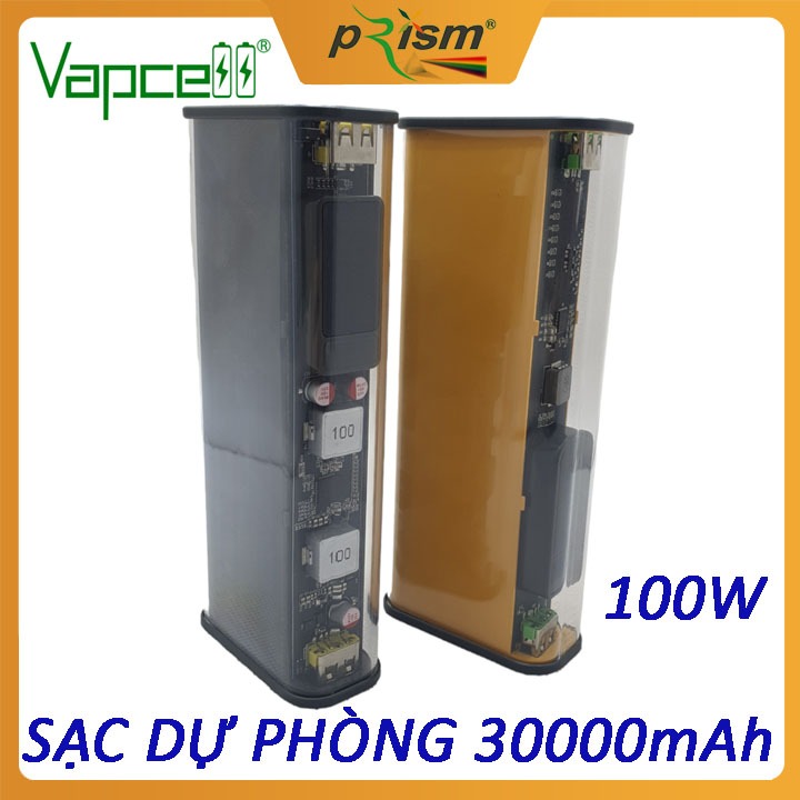 Sạc Dự Phòng Pin Vapcell Đa Năng Y177 20.000mAh - Sạc siêu Nhanh PD 100W cho laptop và di động