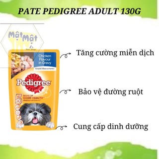 Thức ăn cho chó lớn dạng sốt Pedigree vị gà 130g