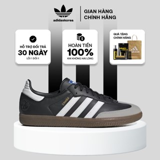 [ Chính Hãng ] Giày Sneaker Adidas Samba Vengan Black Đế Gum. Giày Thể Thao Nam Nữ Chính Hãng
