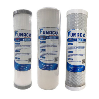 Combo 3 Lõi Lọc Thô Funaco 123 dùng cho máy lọc nước