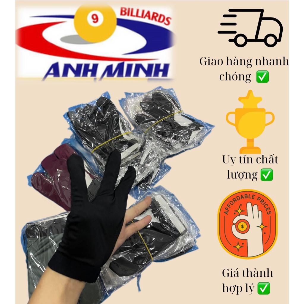 Set 10 găng tay dán bida CLB giá sỉ 38k/set