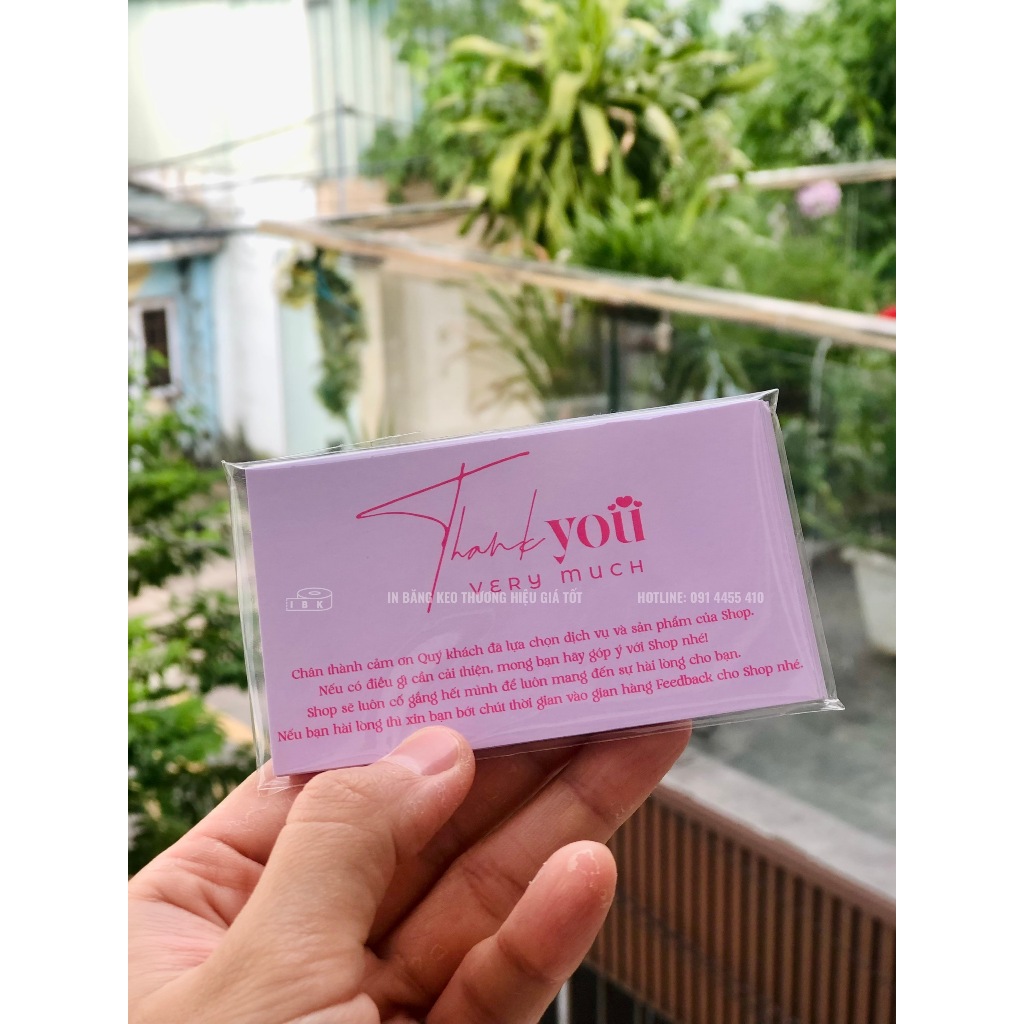 Card cảm ơn, Card thank you, Thiệp cảm ơn dễ thương