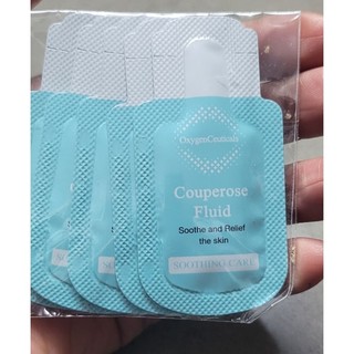 Sample dùng thử Serum Couperose Fluid Oxygen Ceuticals :Phục hồi tái sinh làn da yếu :10 gói x1ml