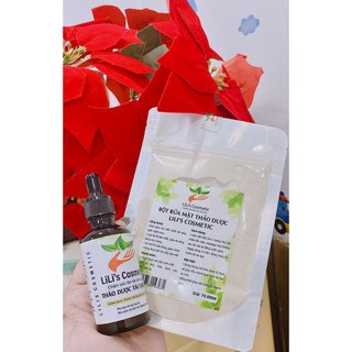 Thảo dược tái tạo da Lilis Cosmetic( chai nhỏ và bột)