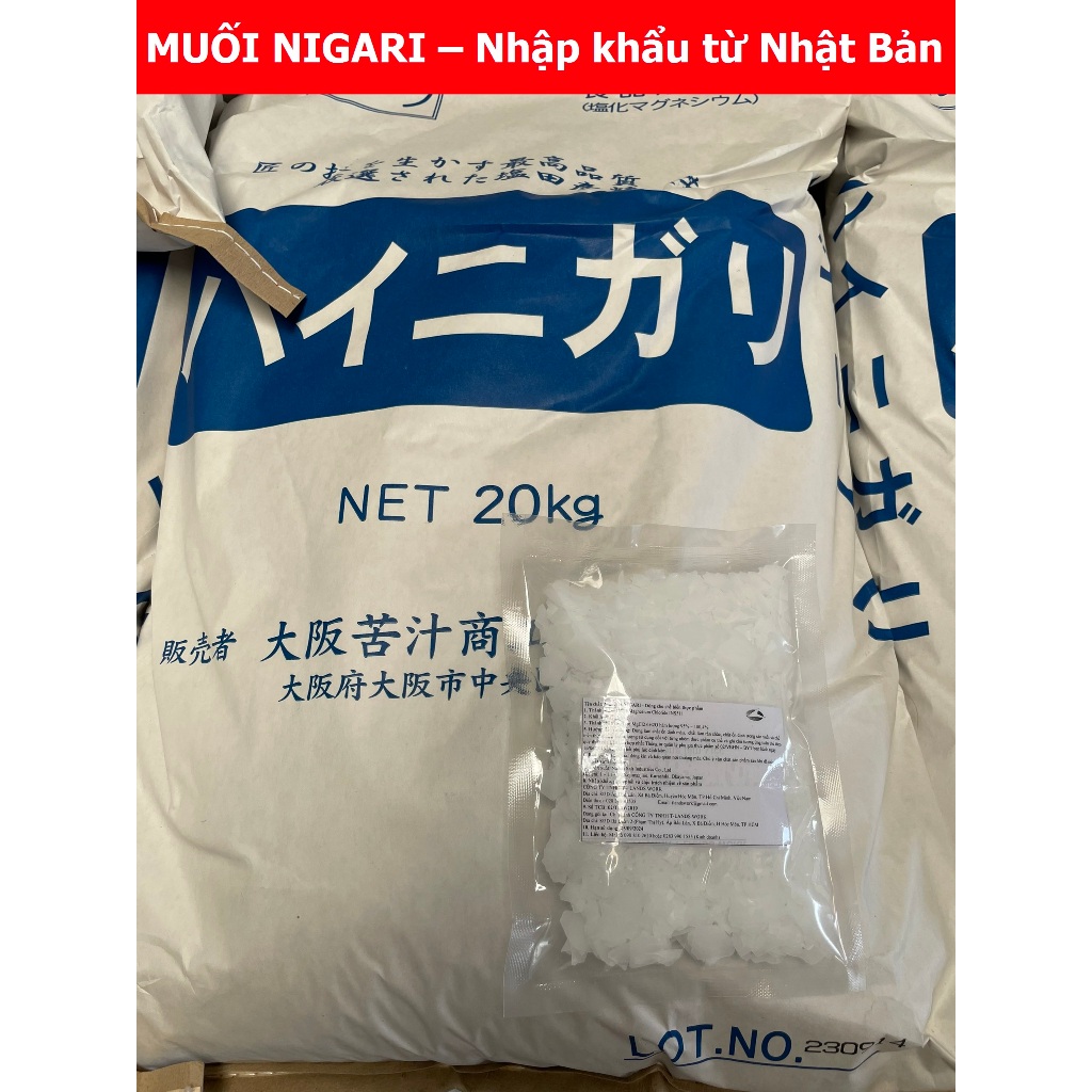 200g Muối Nigari Nhật Bản làm đậu hũ đông nhanh ngon béo (Made in Japan)