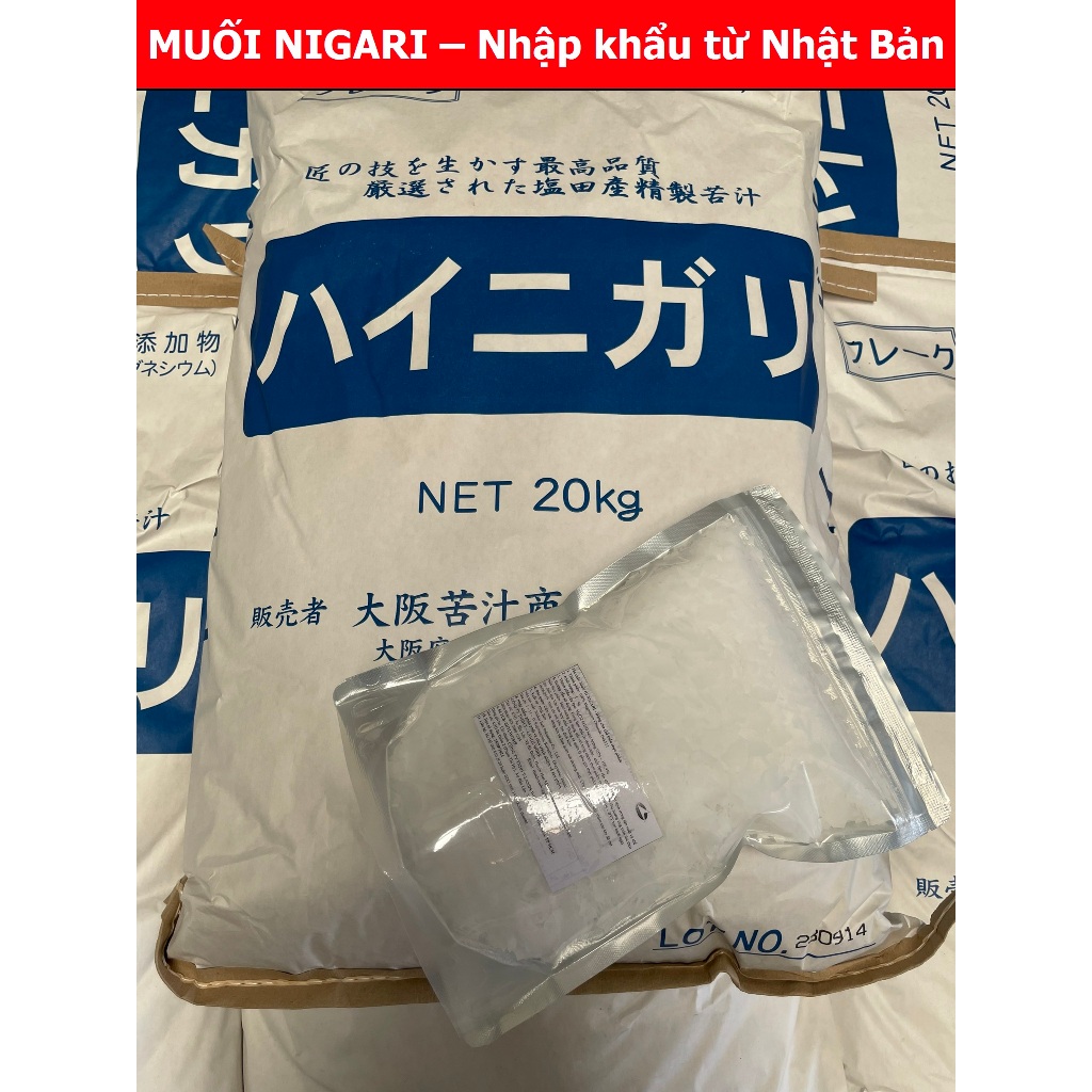 2Kg Muối Nigari Nhật Bản làm đậu hũ đông nhanh ngon béo