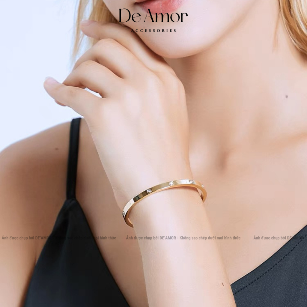 Vòng tay bạc nữ S999 - Vòng tay Luna De'Amor - VT019