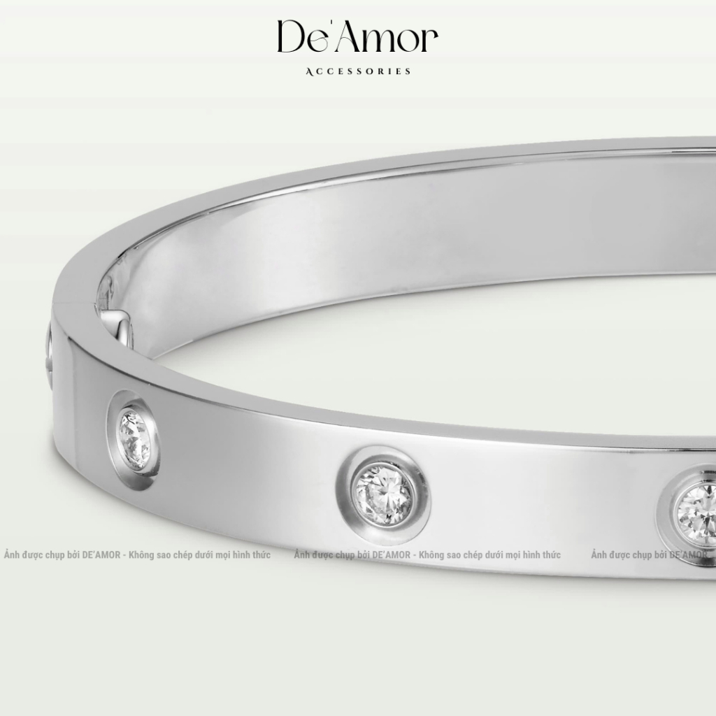 Vòng tay bạc nữ S999 - Vòng tay Luna De'Amor - VT019