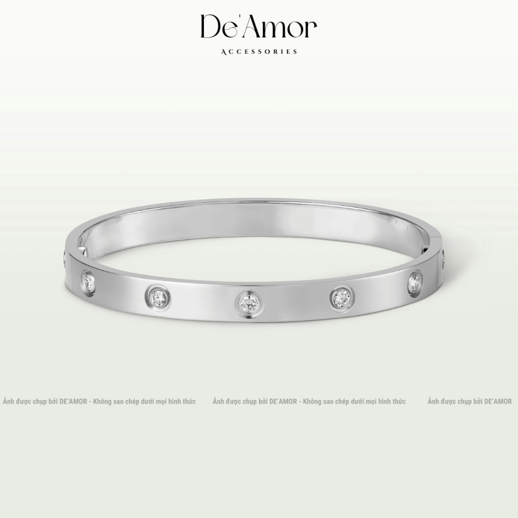Vòng tay bạc nữ S999 - Vòng tay Luna De'Amor - VT019