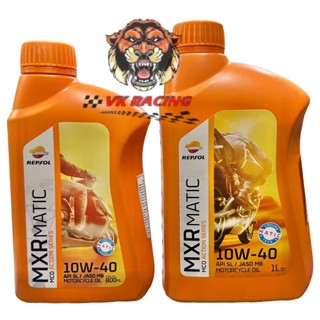 Dầu nhớt repsol mxr matic 10w40 0.8L 1.0L - xe tay ga