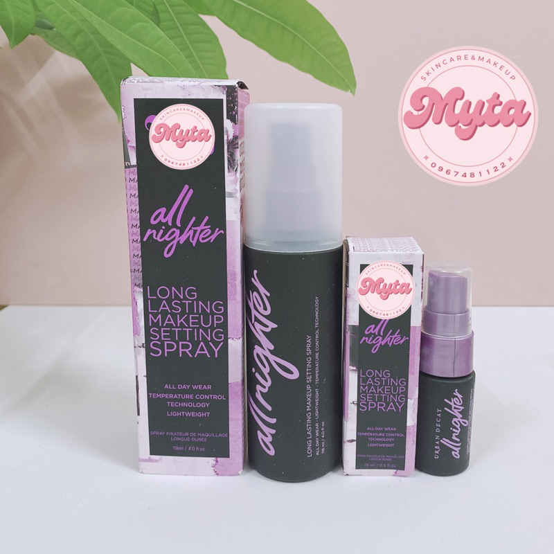 Xịt khoáng khoá nền URBAN DECAY All Nighter Longlasting Spray