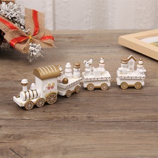 Decor trang trí mô hình tàu NOEL gỗ