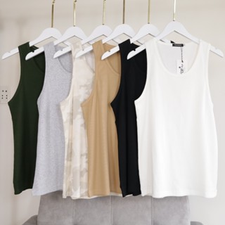 Áo Ba Lỗ Thun Gân Tâm Cổ Vuông Tanktop Nam AmericanStyle Thời Trang Gym Cực Chất