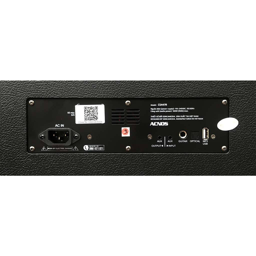 Dàn âm thanh di động xách tay ACNOS CS447R