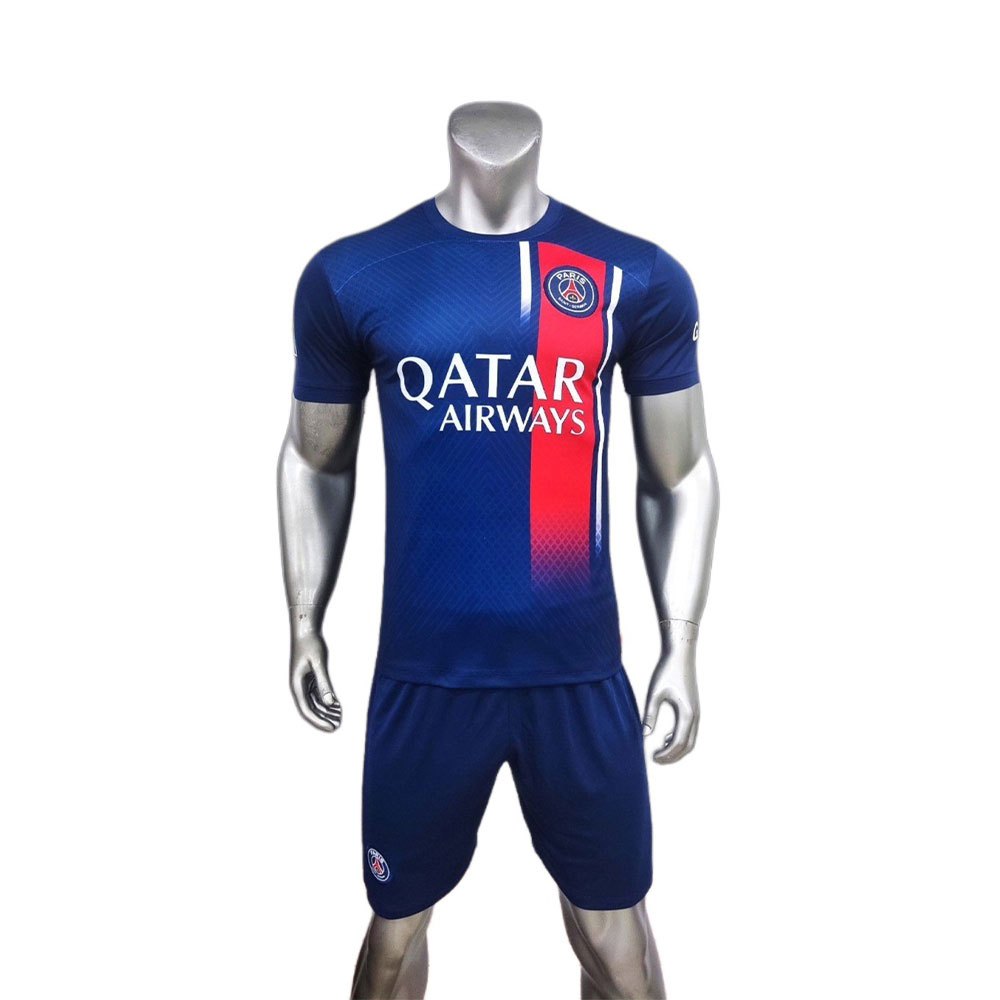 Bộ bóng đá nam, nữ chất thun lạnh  câu lạc bộ Paris Saint-Germain PSG. Bộ đồ đá banh CLB PSG co giãn thấm huýt mồ hôi