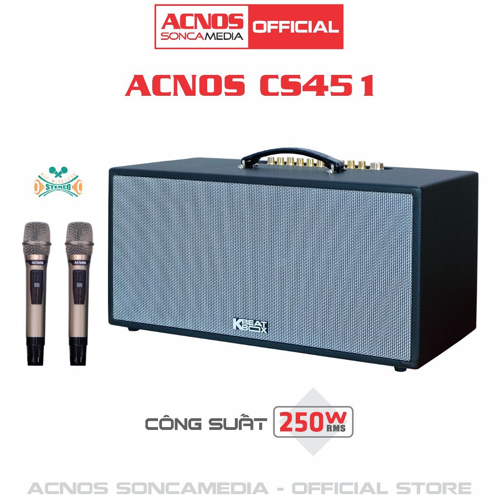 Dàn âm thanh di động xách tay ACNOS CS451