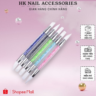 Cọ mút silicon 2 đầu đa năng HK NAIL ACCESSORIES