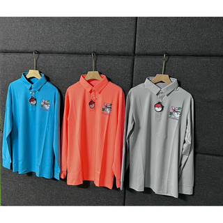 Áo golf Nam Malbon thể thao dài tay chất vải thoáng khí chống tia UV, thấm hút mồ hôi tốt - AN009
