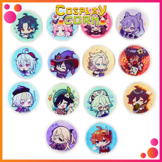 Huy hiệu badge genshin impact nhựa epoxy- badge genshin impact nhân vật kequing, hutao, venti, albedo, ......corncosplay