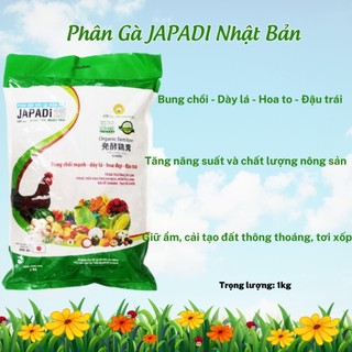 Phân Gà JAPADI Nhật bao 5kg (Vườn Sài Gòn)