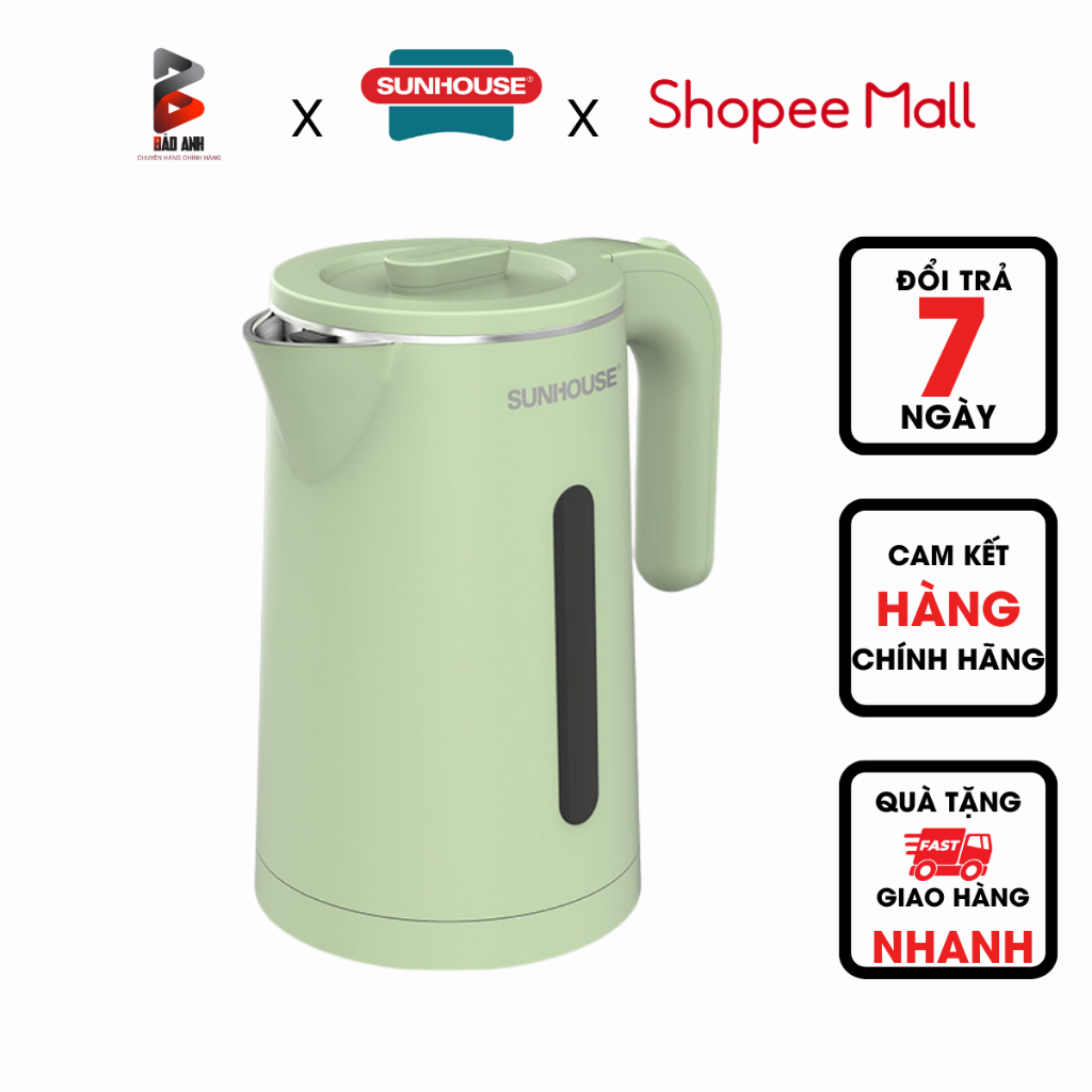 Bình đun siêu tốc Sunhouse 1.8 lít SHD1353