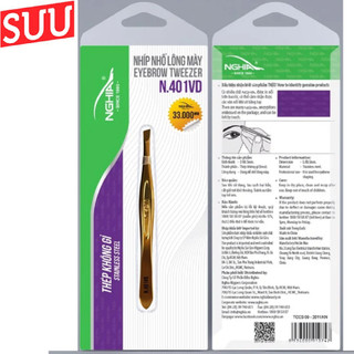 Nhíp Nhổ Lông Mày NGHĨA N-401 suu.shop cam kết 100% chính hãng