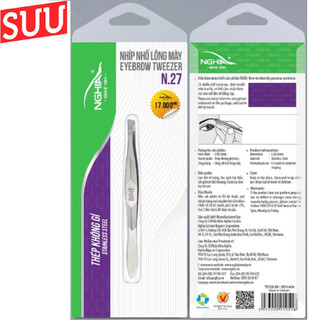 Nhíp Nhổ Lông Mày NGHĨA N27 suu.shop cam kết 100% chính hãng