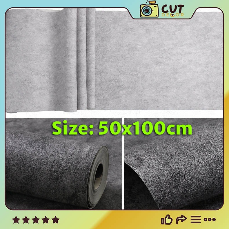 Nền Xi Măng, Nền Bê Tông Cao Cấp Chụp Hình (50x100cm) - Cụt Decor - Chống Nước, Chống Chóa