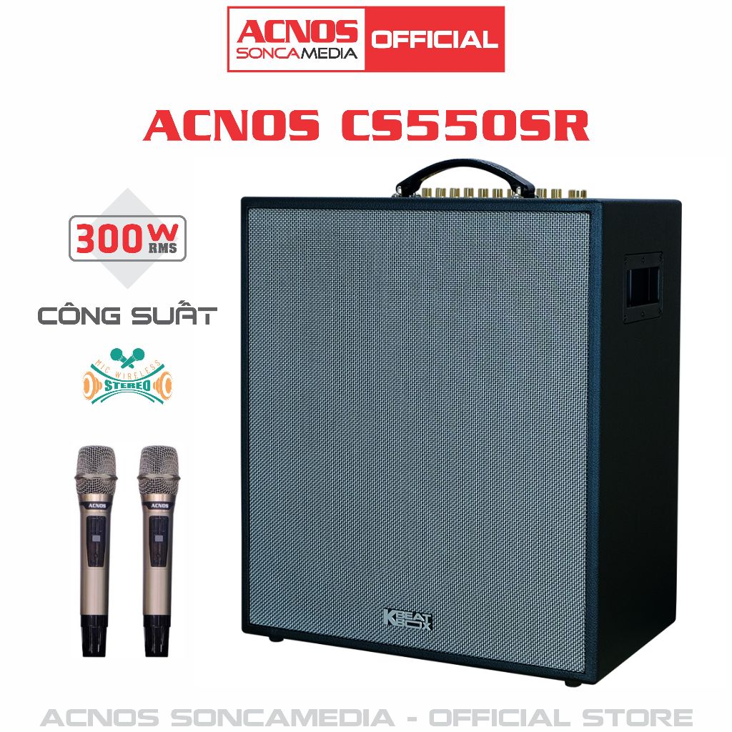 Dàn âm thanh di động xách tay ACNOS CS550SR
