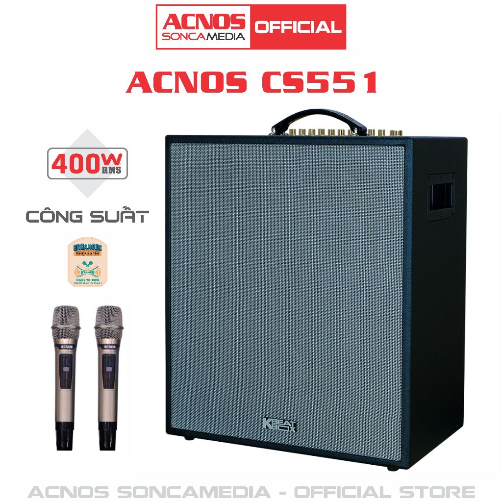 Dàn âm thanh di động xách tay ACNOS CS551