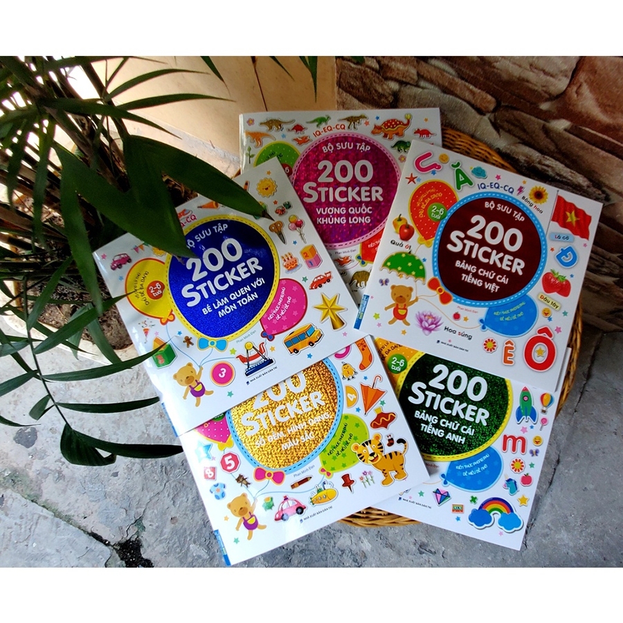 Sách - Bộ Sưu Tập 200 Sticker - Bảng Chữ Cái Tiếng Việt