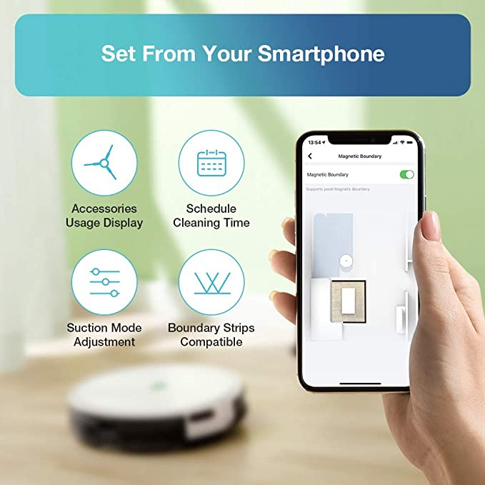 Robot hút bụi lau nhà Ecovacs Yeedi K650, lực hút mạnh, thông minh, bền bỉ, hàng chính hãng