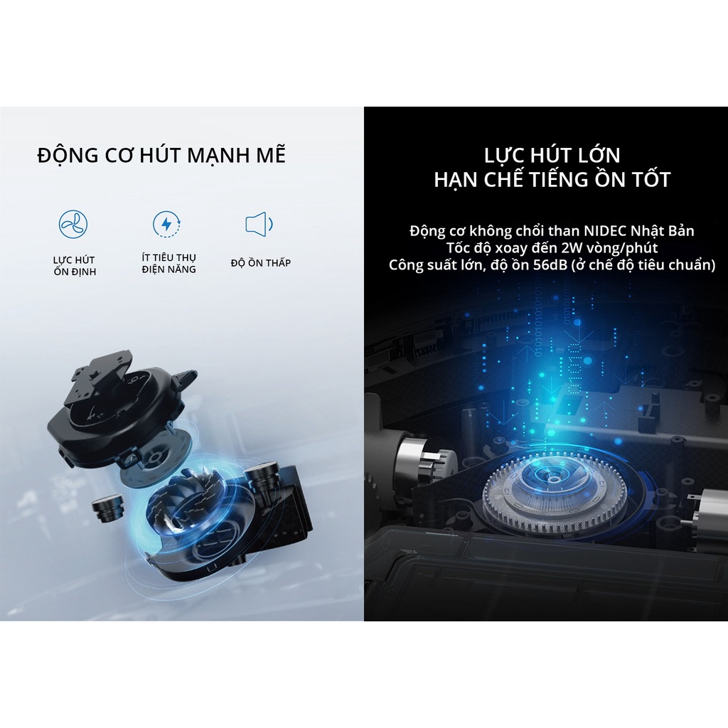 Robot hút bụi lau nhà Ecovacs Yeedi K650, lực hút mạnh, thông minh, bền bỉ, hàng chính hãng