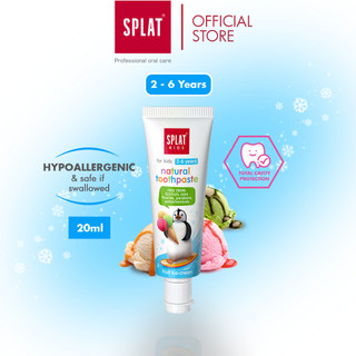 Kem Đánh Răng Cho Bé 2 - 6 Tuổi Hương Trái Cây SPLAT Kids Bảo Vệ Khỏi Sâu Răng Và Mảng Bám Dung Tích 20ml