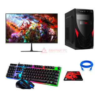 Bộ máy tính chơi game ram 8gb ssd 128gb card amd r7