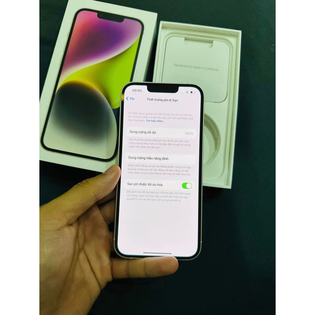 14 thường 256GB hàng VN/A bảo hành 12 tháng