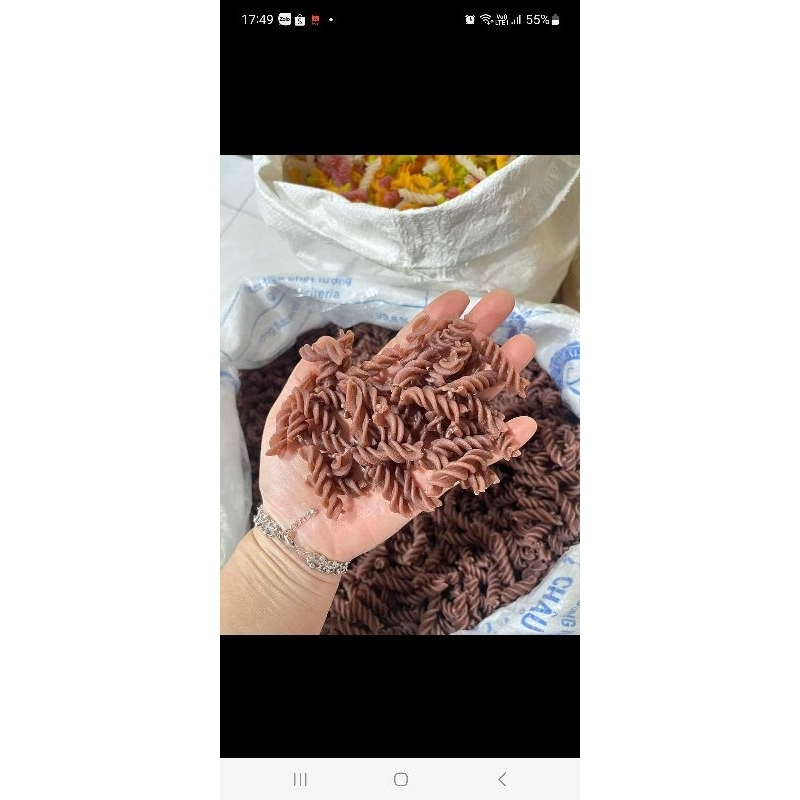 Nui xoắn gạo lứt 2kg