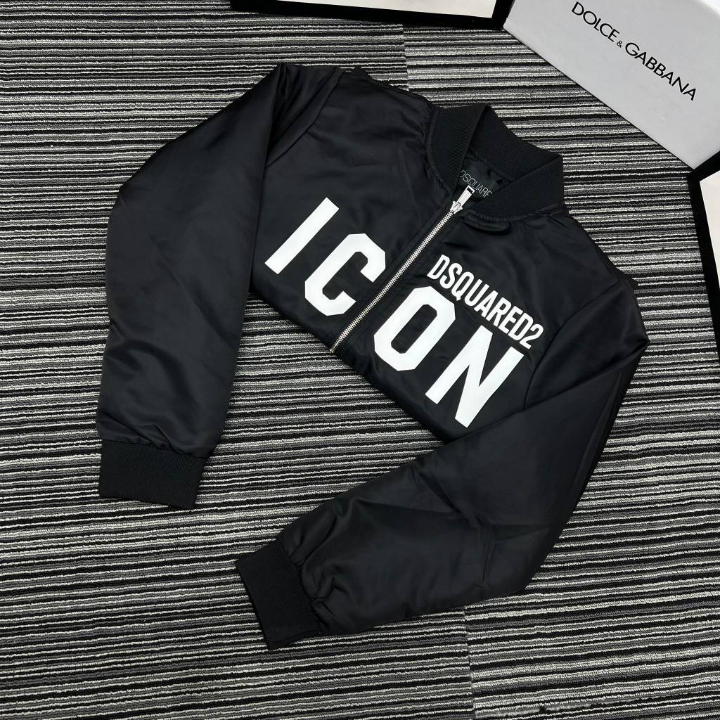 Áo Khoác Gió DSQ ICON NGỰC HÀNG SC Cực Nét,Vải Gió Mềm Bóng,HÌNH IN Mặt Sắc Nét