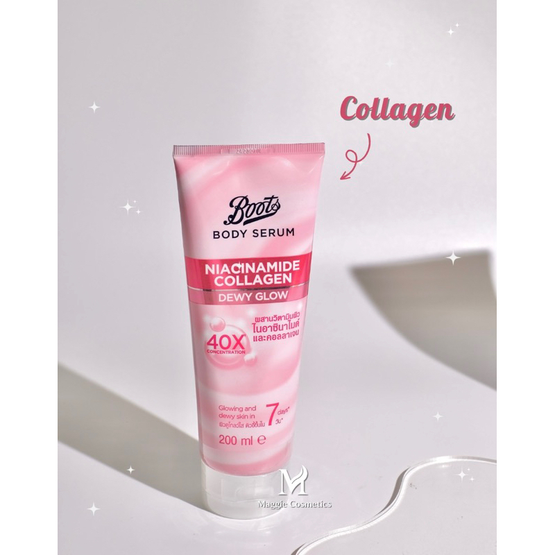 Dưỡng thể trắng da Boots Body Serum cấp ẩm, làm mềm mịn da