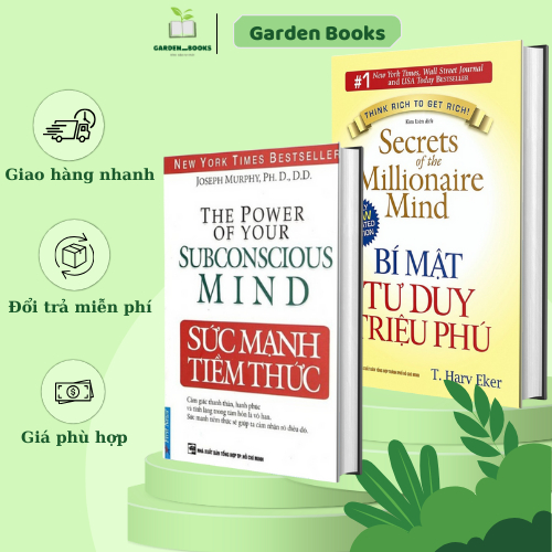 Combo - Sách Sức mạnh tiềm thức + Bí mật tư duy triệu phú