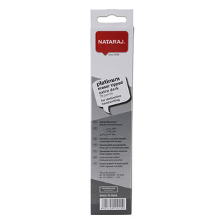 Bút Chì Gỗ 2B Nataraj Platinum Extra Dark