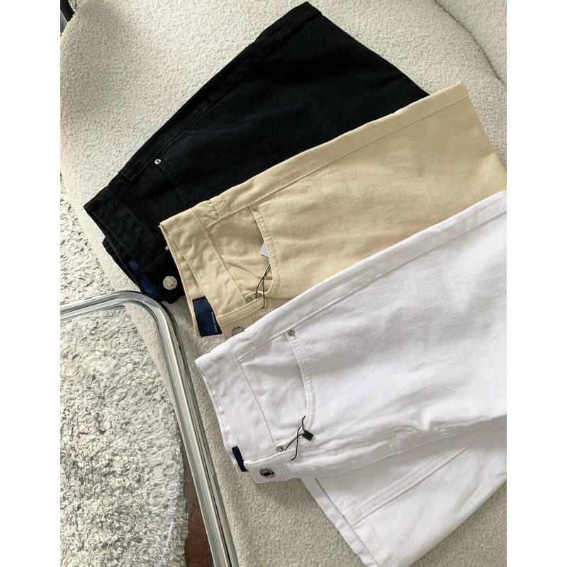 Chân Váy Jean Midi Dáng Chữ A Jean Cotton Xuất Xịn