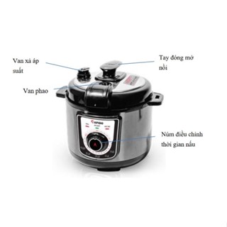 Nồi áp suất điện đa năng Rapido RPC -1000M (Điều khiển cơ)