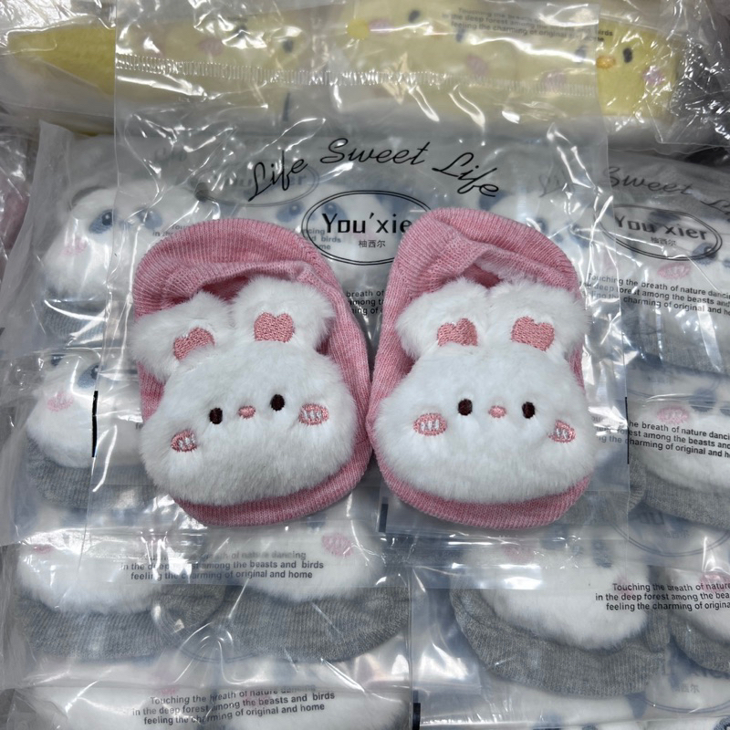 Tất Vớ Hình Thú Cho Bé Có Chống Trượt TAT08, Vớ Cotton Mềm Có Hình Thú Nhồi Bông Đáng Yêu Cho Bé