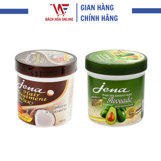 Kem ủ tóc dầu Dừa/ Bơ Jena hair treatment  Thái Lan 500ml/hủ