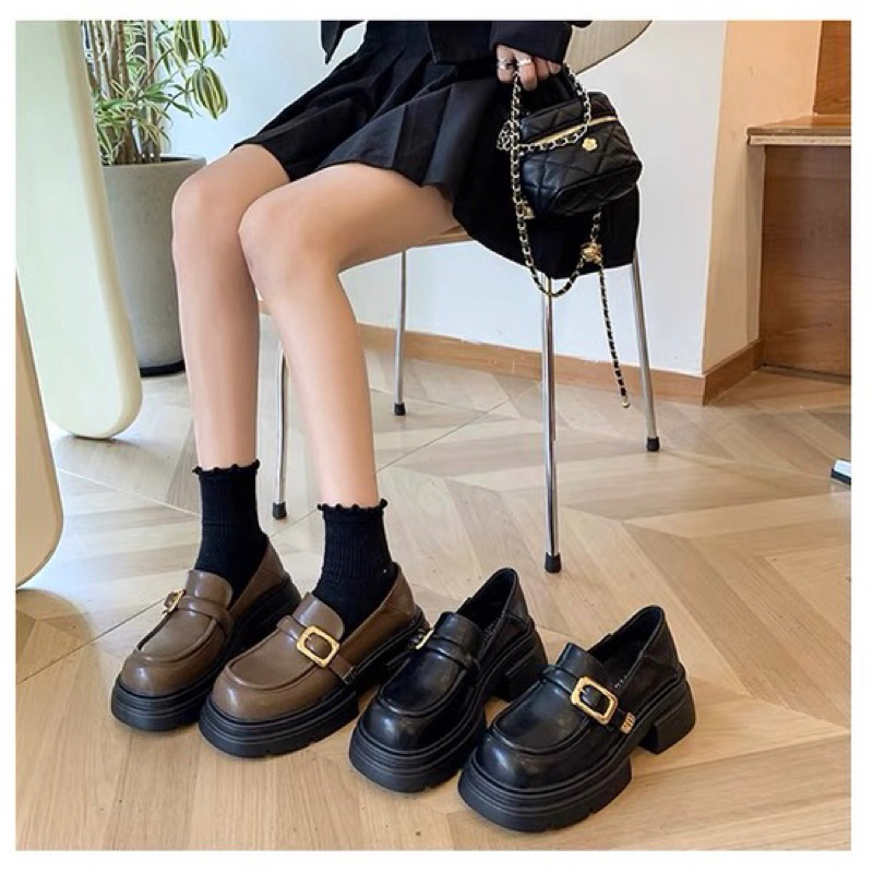 Giày lolita nữ đế đốc, giày tây mary jane phong cách ulzzang giày học sinh đi chơi đi chơi.Ms:LLT009
